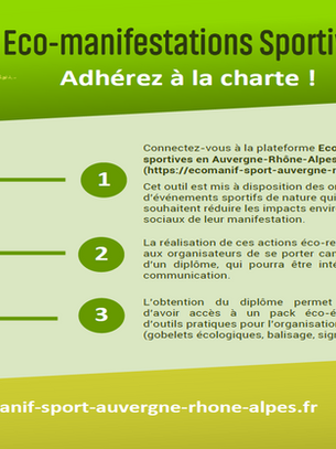 Lancement de la plateforme Eco-manifestations sportives en Auvergne-Rhône-Alpes