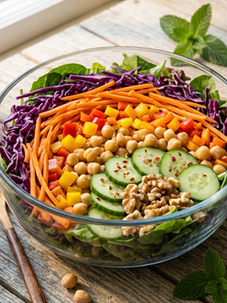 Rainbow Power Salad recipe