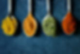 spices on spoon