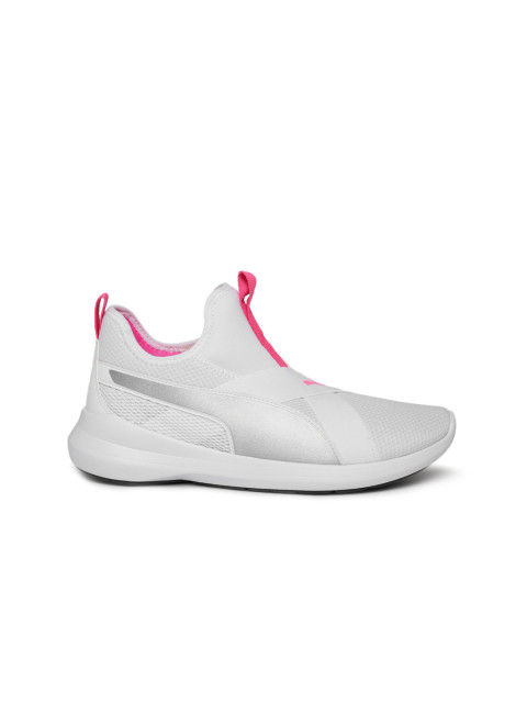 Thumbnail: Puma Women White Rebel X SOFTFOAM+ Training Shoes