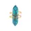 Miniatura: Charm Natural Stone Hexagonal Bullet Rings for Women Handmade Wi