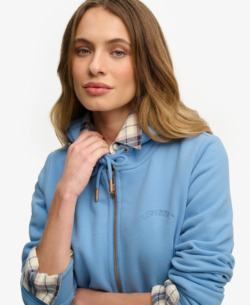 Miniaturbild: Essential Kapuzenjacke mit Logo und gebürstetem Innenfutter von Superdry