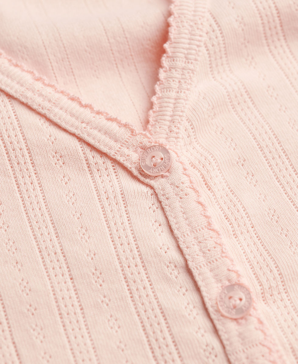 Miniaturbild: Athletic Essential Pointelle Strickjacke von Superdry