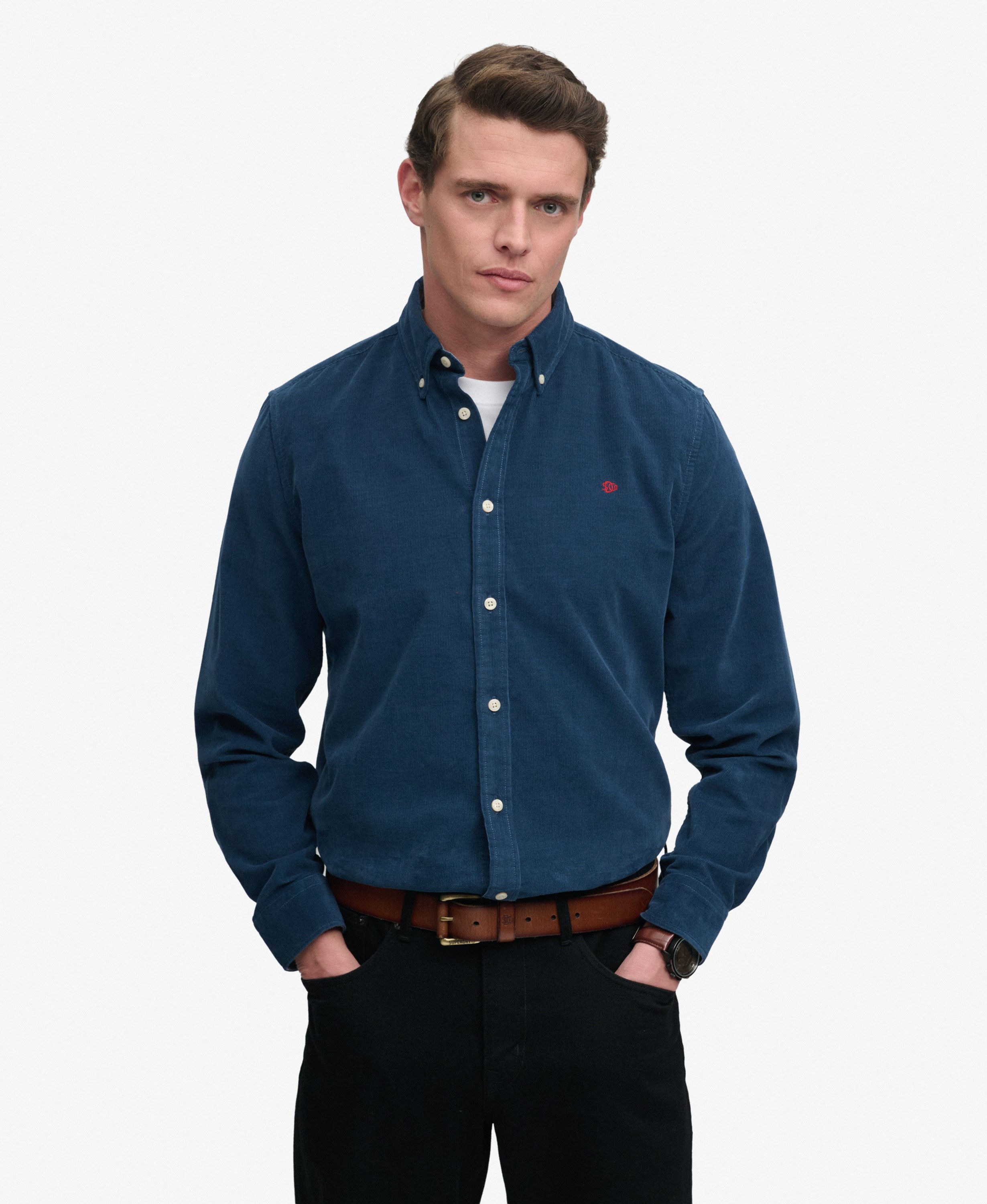 Klassisches Feincord-Hemd von Superdry & Co