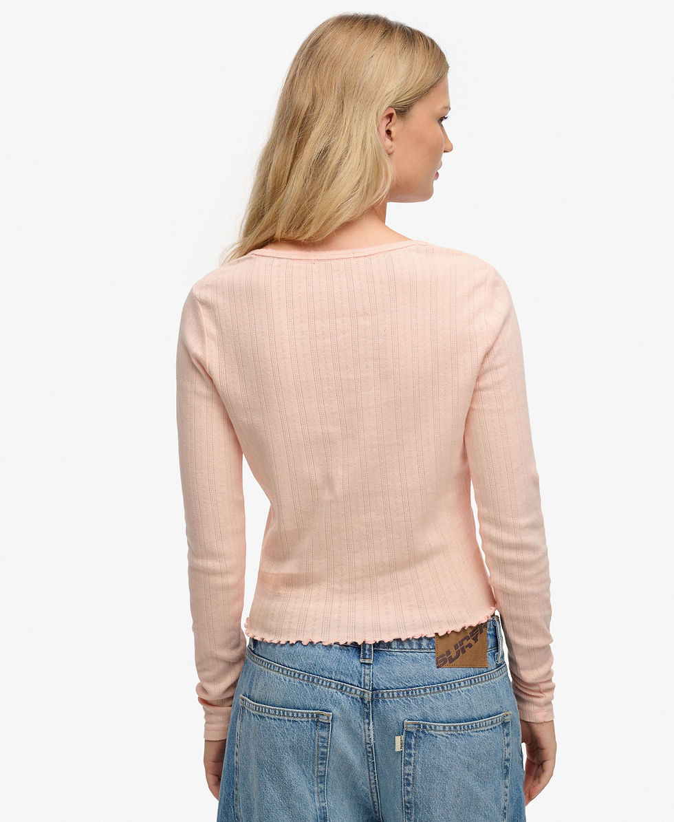 Miniaturbild: Athletic Essential Pointelle Strickjacke von Superdry