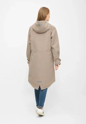 Miniaturbild: Phoeby Dog Damen Regenjacke Cobblestone Beige von Derbe