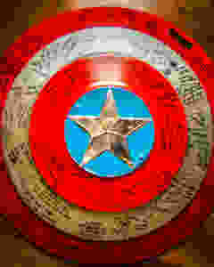 Captain America Shield Wedding Album by The VIParolaz