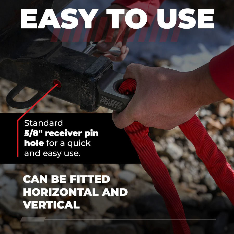 Thumbnail: 2" Hitch Receiver Recovery Point by Yankum Ropes
