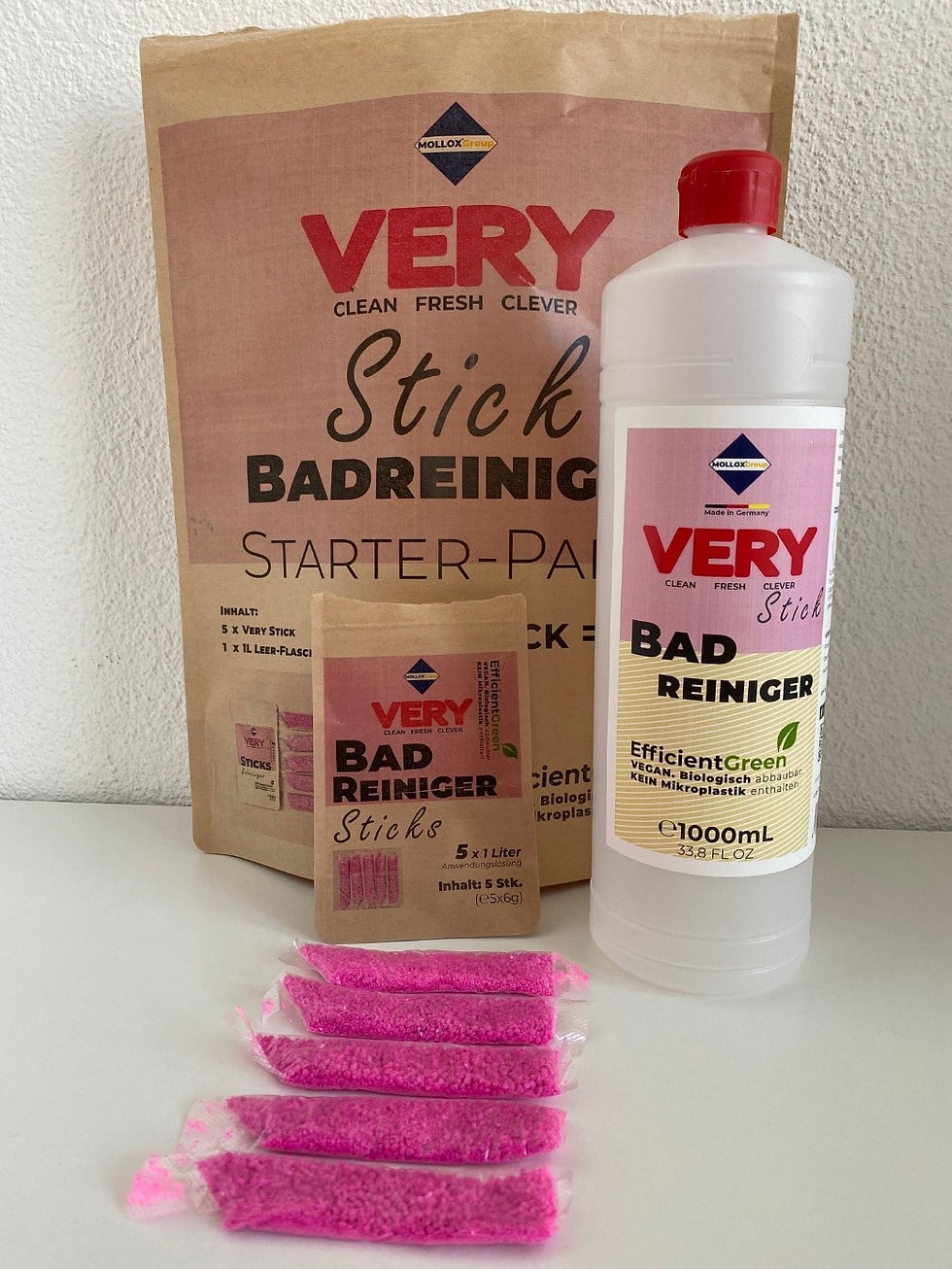 Miniaturbild: Very Sticks Starter Paket Bad- Reiniger