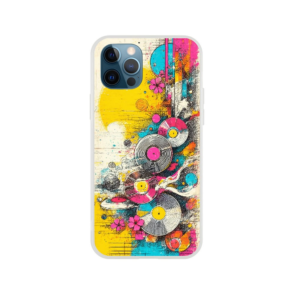 Thumbnail: Psychedelic 1960s iPhone Case – Flexible, Durable, Wireless Charging Compatible