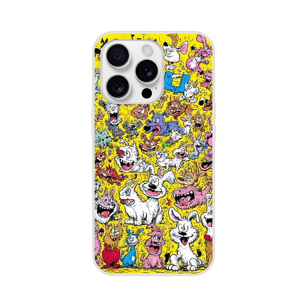 Thumbnail: Mad Wacky Dogs Phone Case – Flexible, Impact-Resistant, Fun Design