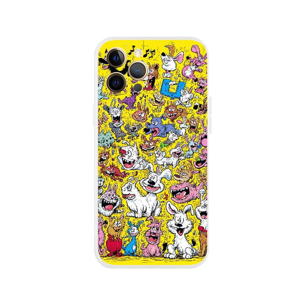 Thumbnail: Mad Wacky Dogs Phone Case – Flexible, Impact-Resistant, Fun Design
