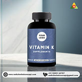 We manufacture top-quality Vitamin K supplements designed to support bone health, enhance cardiovascular function, and promote overall wellness. Partner with us for reliable and effective solutions tailored to your health and nutrition needs. Top Third-Party Vitamin K Products Manufacturer, Indian Vitamin K Supplements Manufacturer, Best Vitamin K Products Manufacturer, Nutraceuticals Manufacturer.