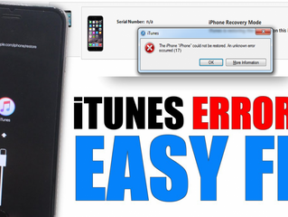 How to Resolve iTunes Error 17 on iPhone/iPad