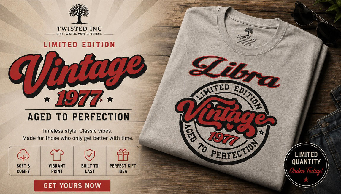 Vintage Libra Custom  T-shirt