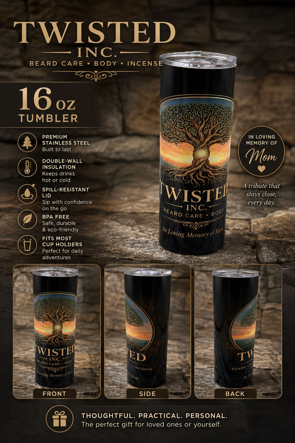 Twisted Inc 16oz Tumbler 