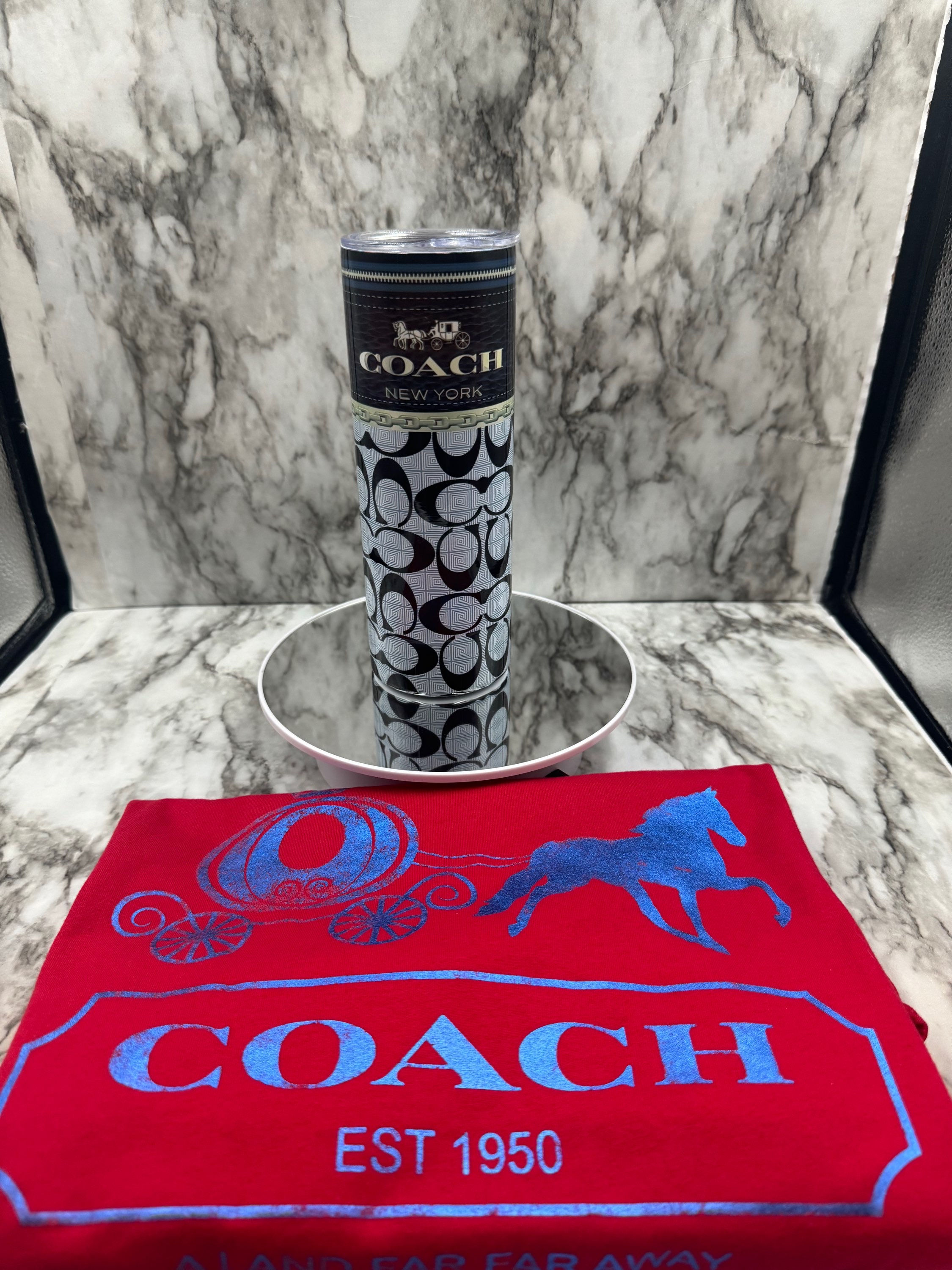 Coach set shirt and 20 oz tumbler