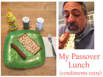 It's a Hot Dog Passover (bun not included)