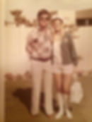 Alan Thicke and Gloria Loring at the Gene Autry Hotel in the late 60's.