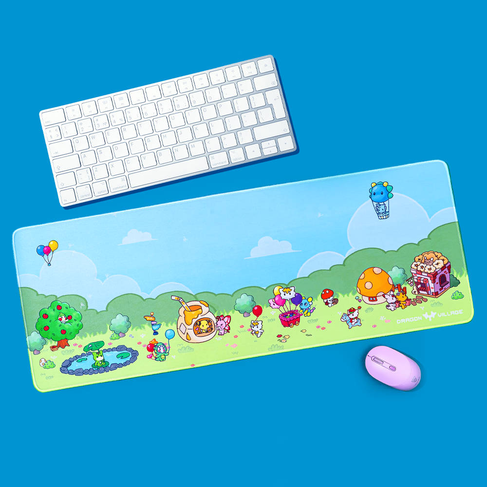 Dragon Village Desk Pad