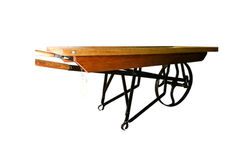 Wheel barrow table