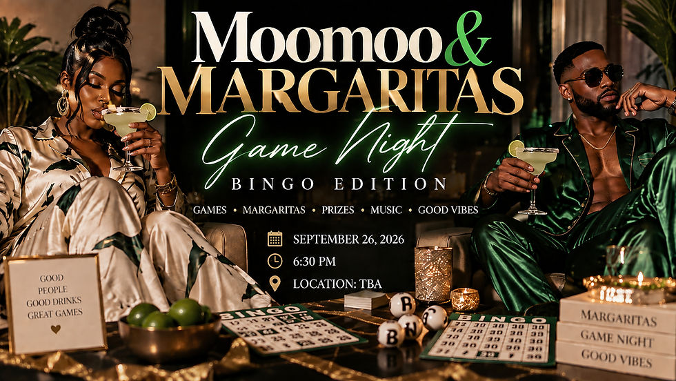 Moomoo & Margaritas Game Night | BINGO Edition