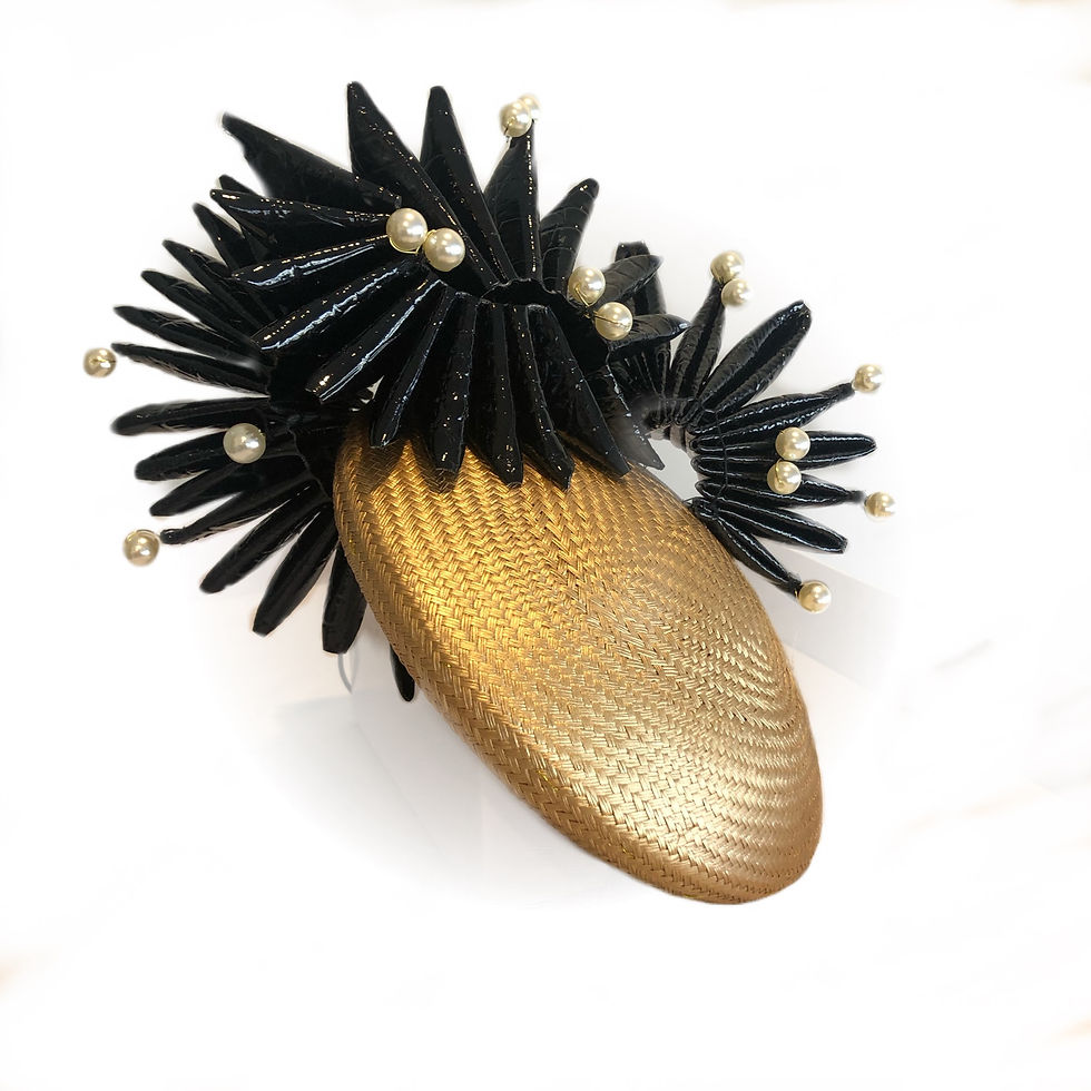 Gold Origami Beret