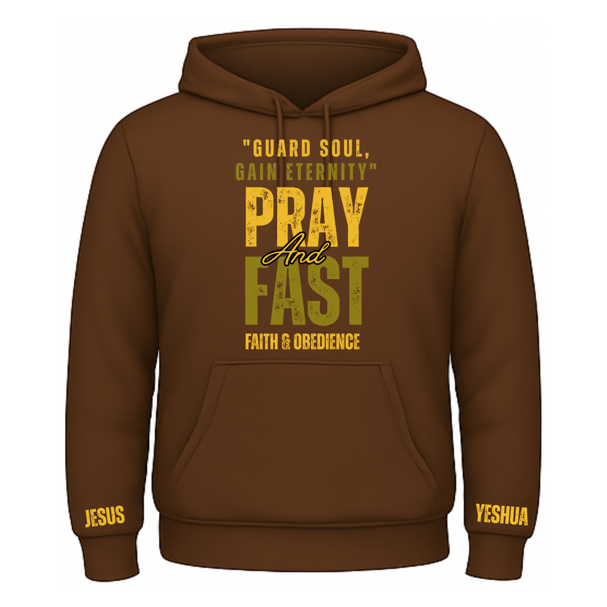 Guard Your Soul Hoodie — Jesus/Yeshua Sleeves