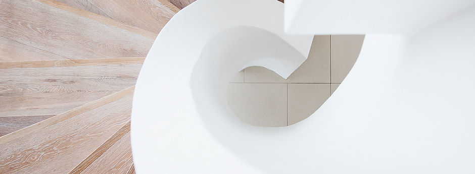 Curving Staircase