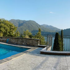 Ferienwohnung mit Schwimmbad und Seezugang Valsolda
