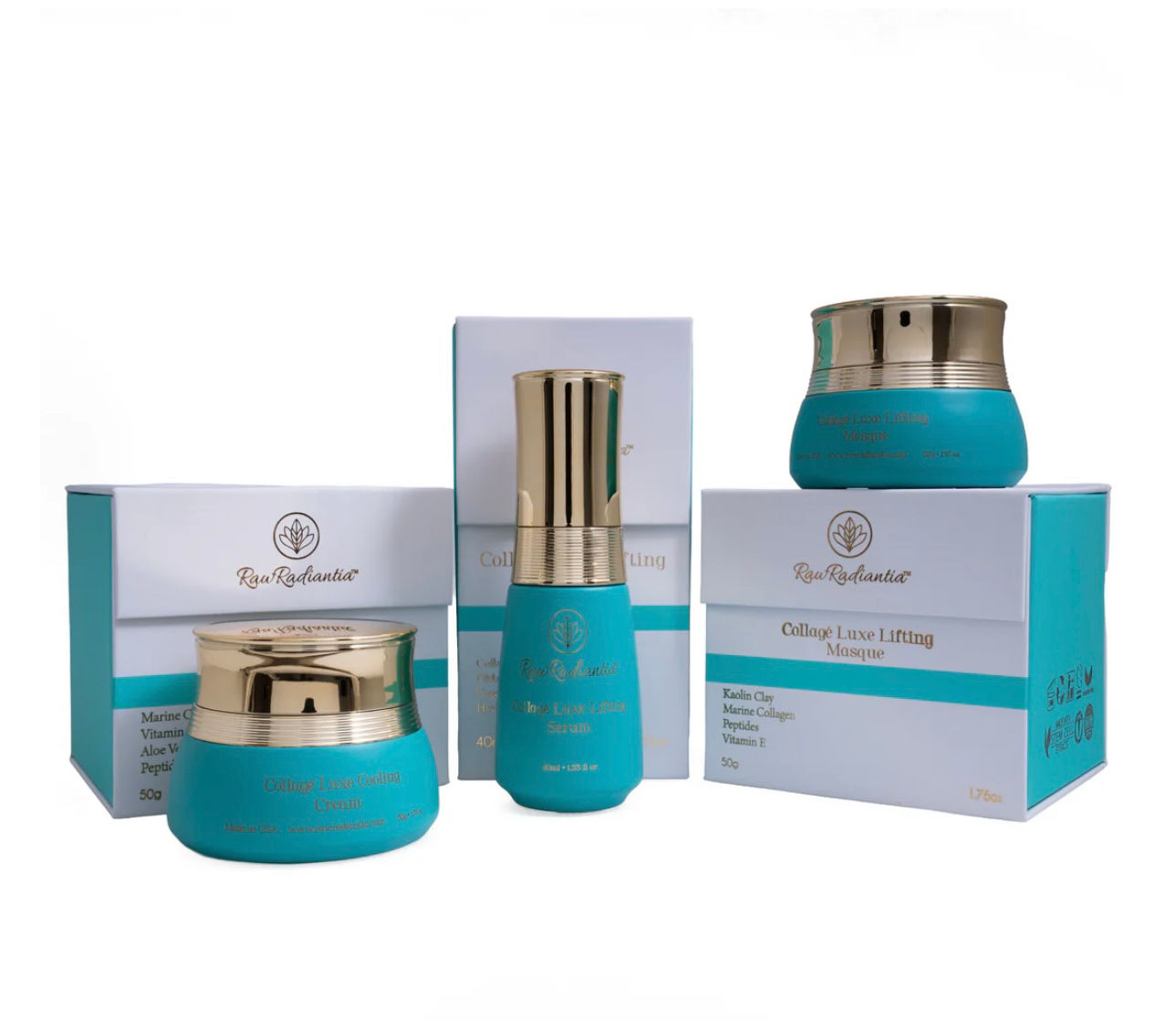 Raw Radiantia Luxe Collagen Renewal Collection