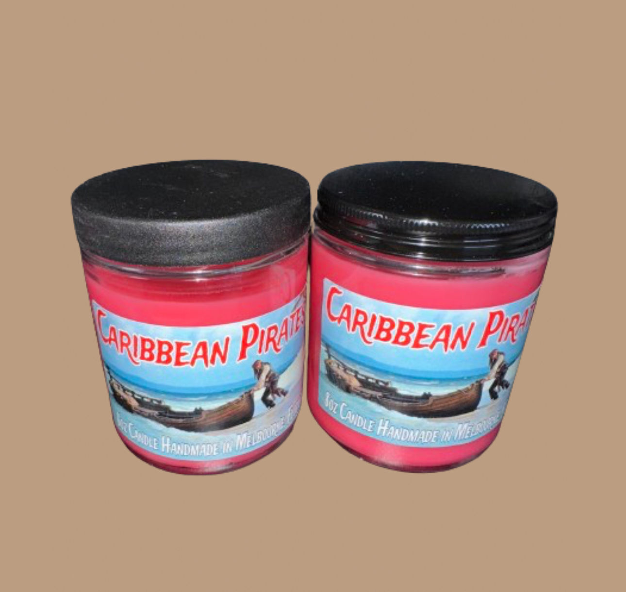 *Limited Edition Caribbean Pirates Glass Candle