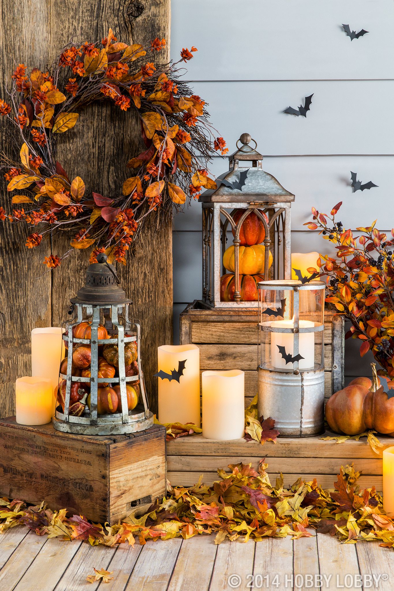 Rustic Fall Porch Decor