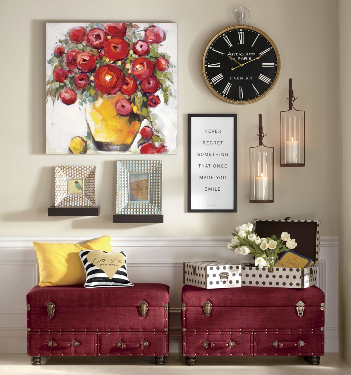 Rosy Front Entryway
