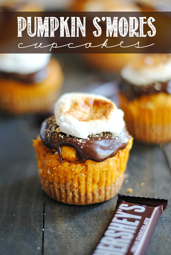 Pumpkin S'mores Cupcakes
