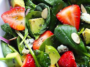 Strawberry & Spinach Salad