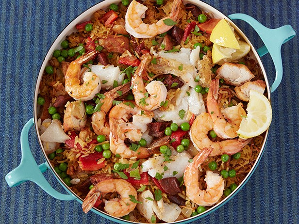 Bacon and Shrimp Paella