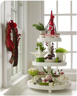 Festive Tiered Trays