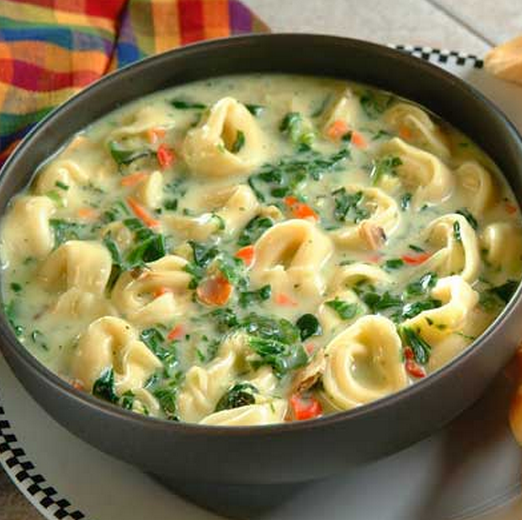 Tortellini Spinach Soup