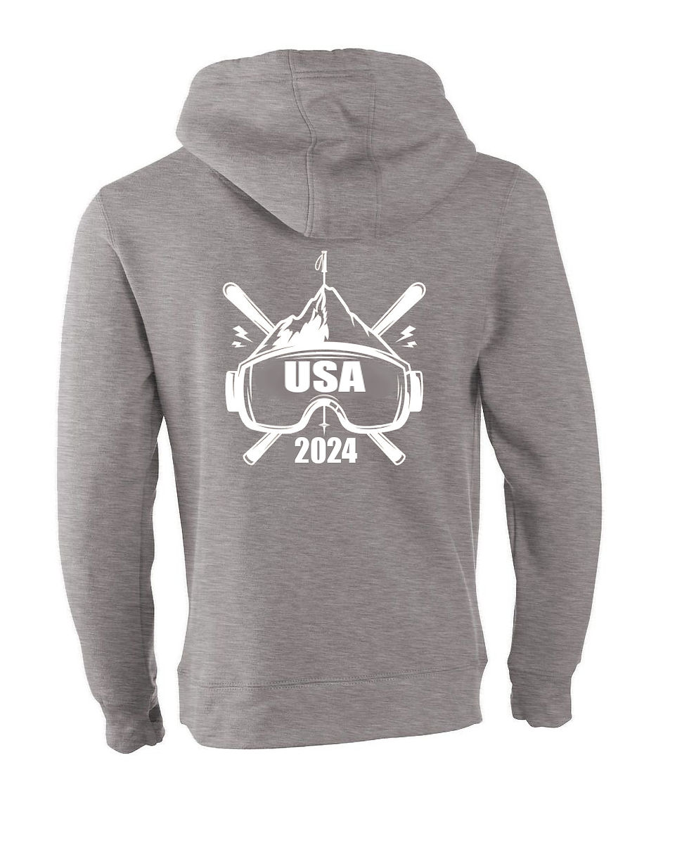 Dusty Grey Chipping Campden Ski Hoodie