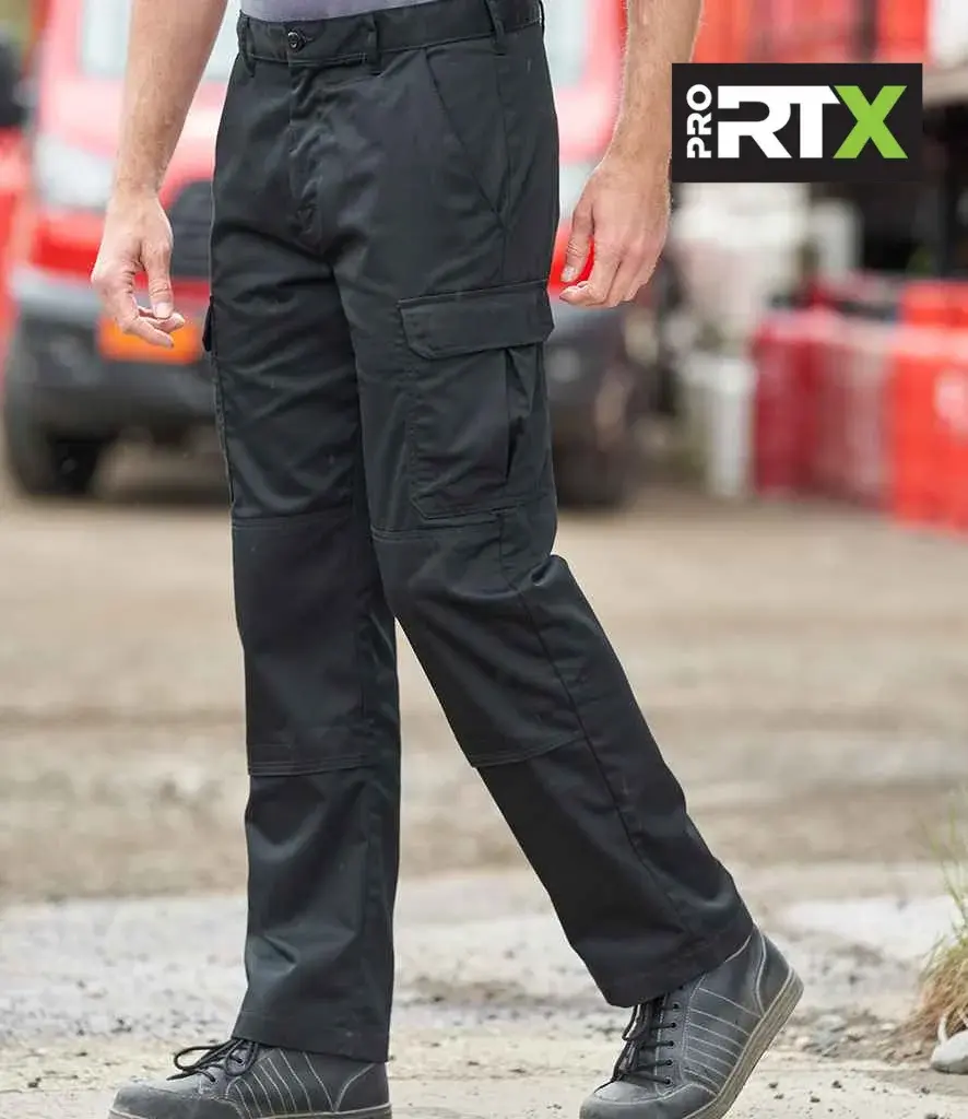 HOW RX600 Black Cargo Trousers