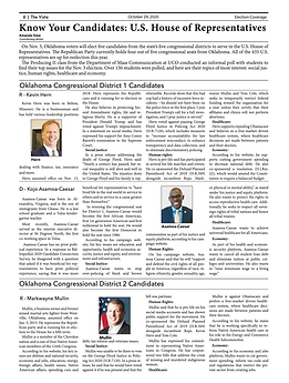 Breaking down the U.S. House of Representatives candidates