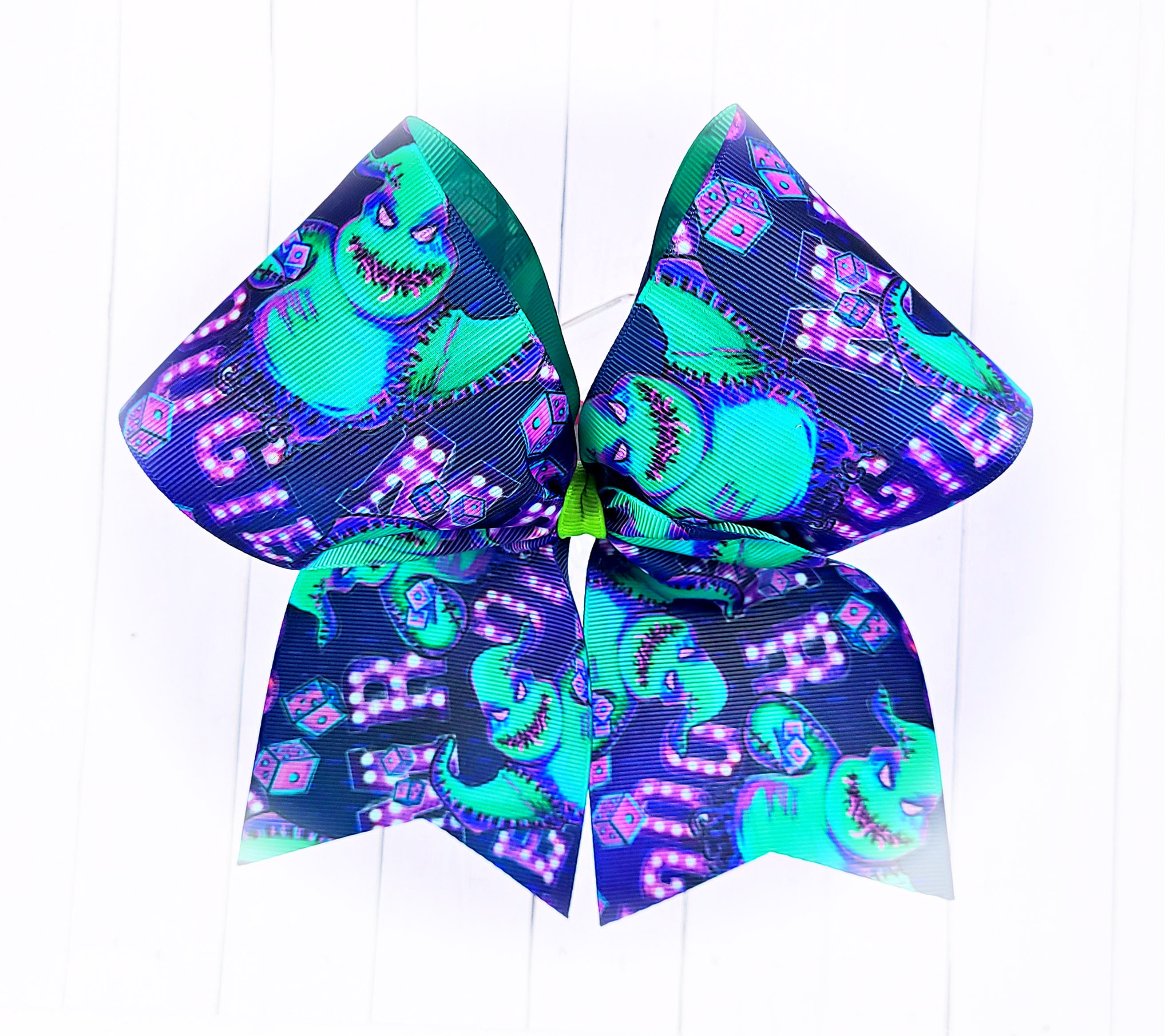 'Mr. Oogie Boogie' cheer bow