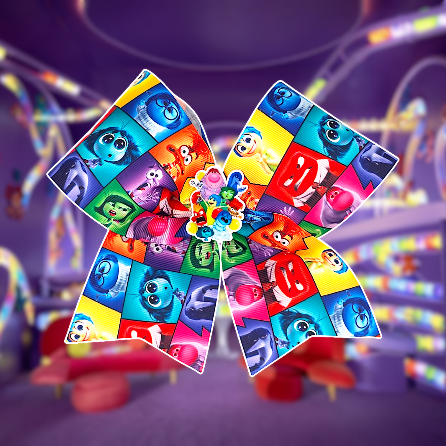 'Inside Out 2' cheer bow