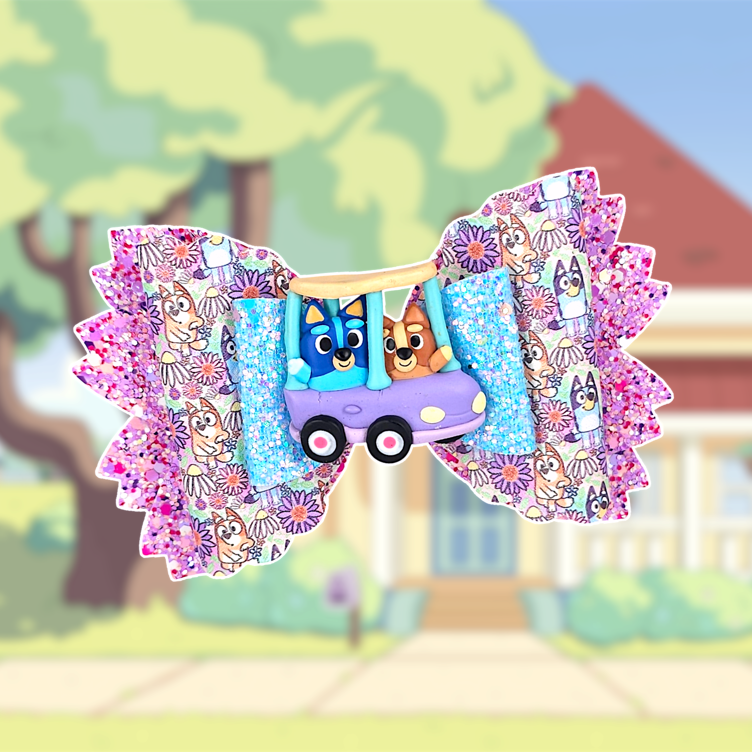 'Bluey & Bingo' 5in bow