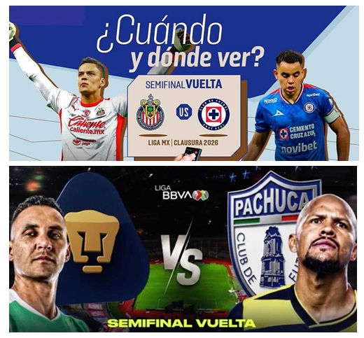 CUATRO EQUIPOS LUCHARAN POR SU BOLETO A LA FINAL DEL CLAUSURA.