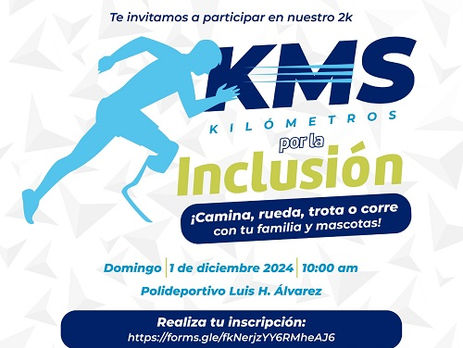 INVITA IMPAS A PARTICIPAR EN LA CARRERA RECREATIVA “KILÓMETROS POR LA INCLUSIÓN”