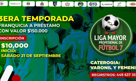 CONVOCAN PARA LA 3ª TEMPORADA DE LA LIGA PROFESIONAL A NIVEL NACIONAL.