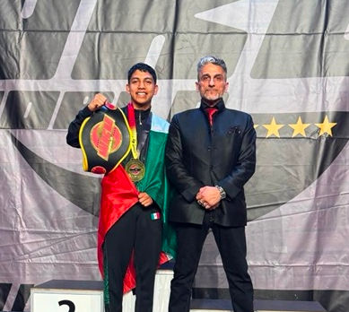 KARLO ONTIVEROS CONQUISTA ALEMANIA EN EL MUNDIAL WKU EN ALEMANIA.