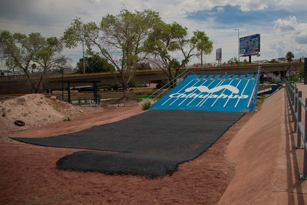 REALIZA MUNICIPIO ADECUACIONES TÉCNICAS EN PISTA DE BICICROSS DEL PARQUE EXTREMO LA CANTERA.